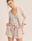 The Office Crush Paperbag High Waisted Shorts