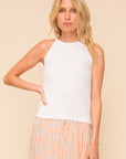 The Jayce Halter Neck Sweater Top