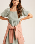 The Lindsey Puff Sleeve Dress