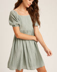 The Lindsey Puff Sleeve Dress