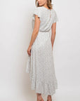 The Morgan Ruffle High-Low Hem Dress