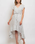 The Morgan Ruffle High-Low Hem Dress
