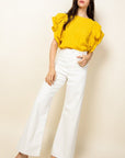 The Sammi Sunshine Ruffle Top