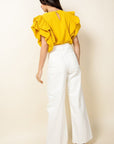 The Sammi Sunshine Ruffle Top
