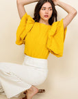The Sammi Sunshine Ruffle Top
