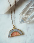 The Rainbow Crushed Gemstone Necklace