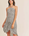 The Jaclyn Into the Wild Halter Dress