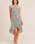 The Jaclyn Into the Wild Halter Dress