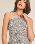 The Jaclyn Into the Wild Halter Dress