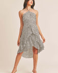 The Jaclyn Into the Wild Halter Dress