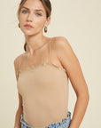 The Jessica Ruffle Trim Bodysuit