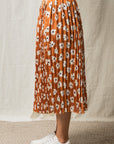The Bonnie Pleated Maxi Skirt