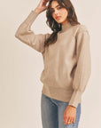 The Yvette Mock Neck Sweater