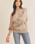 The Yvette Mock Neck Sweater