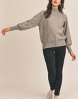 The Yvette Mock Neck Sweater