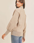 The Yvette Mock Neck Sweater