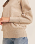 The Yvette Mock Neck Sweater