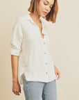 The Kelli Linen Button Down Shirt