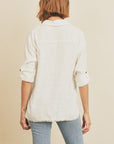 The Kelli Linen Button Down Shirt