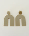 The Color Block Rainbow Earrings