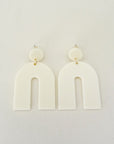 The Color Block Rainbow Earrings