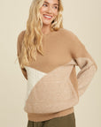 The Shawnee Colorblock Multi-knit Sweater