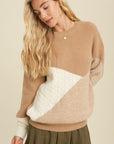 The Shawnee Colorblock Multi-knit Sweater