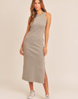 The Melinda Ribbed Midi Dress