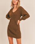 The Brandi Puff Sleeve Mini Dress