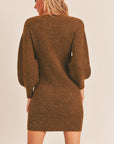 The Brandi Puff Sleeve Mini Dress