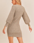 The Brandi Puff Sleeve Mini Dress