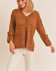 The Casual Fridays Rollup Sleeve Top