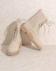 The Genesis Lace Up Sock Bootie