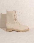 The Genesis Lace Up Sock Bootie