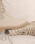 The Genesis Lace Up Sock Bootie