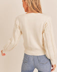 The Classic Fringe Sleeve Sweater