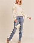 The Classic Fringe Sleeve Sweater