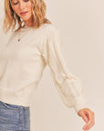 The Classic Fringe Sleeve Sweater
