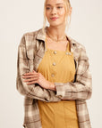 The Cammie Plaid Shacket