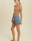 The Erin Fitted Ribbed Tank Top