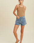 The Erin Fitted Ribbed Tank Top