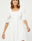The Maxine Puff Sleeve Dress