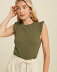 The Karla Casual Ruffle Tank