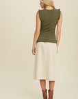 The Karla Casual Ruffle Tank