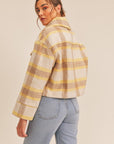 The Deliliah Plaid Cropped Jacket