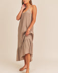 The Sable Ruffle Hem Maxi Dress