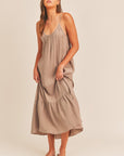 The Sable Ruffle Hem Maxi Dress