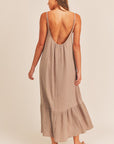 The Sable Ruffle Hem Maxi Dress