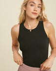 The Ariana Basic Fitted Rib Top