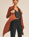 The Waffle Waterfall Cardigan